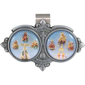 Needzo Full Color Epoxy 8 Way Medal Visor Clip, 3 1/8 Inch