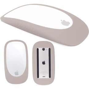 N/T Silicone Case Cover Protective Skin for Magic Mouse 1/2 Silicone Case for Apple Magic iPad Mouse (Black)