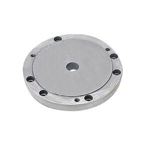 VERTEX 3900-2355 Flange for 8" and 10" Rotary Table, Fits 6" 3 Jaw Chuck