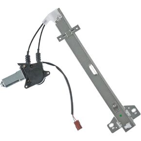 YHTAUTO Rear Power Window Regulator Driver Side with 2-Pin Motor Assembly for Honda Accord 1990-1993 Sedan, 1991-1993 Wagon