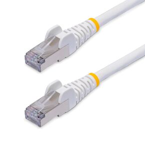 StarTech.com 10ft White CAT8 Ethernet Cable, Snagless RJ45, 25G/40G, 2000MHz, 100W PoE++, S/FTP, 26AWG Bare Copper Wire, LSZH