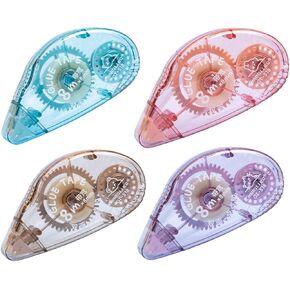 4 عبوات من بكرات الشريط مزدوجة الجوانب، لوازم شريط لاصق لسجل القصاصات، عداء موزع شريط لاصق مزدوج الجوانب للحرف اليدوية وورق الهدايا والمشروعات الفنية، شريط للصور in Kuwait