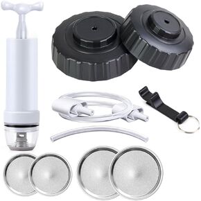 ماسون جرة فراغ السدادة، مجموعة جرة فراغ السدادة لبرطمانات ميسون واسعة ومنتظمة الفم، تعليب جرة فراغ السدادة مع مضخة فراغ يدوية محمولة in Kuwait