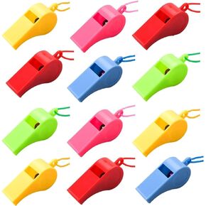 20 Pcs Coaches Whistle with Lanyard Whistle for Teachers, Whistles for Adults with Lanyard for Sport Events Lifeguard Survival Emergency Dog Training Party