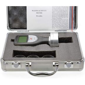 Water Activity Meter Smart Food Water Activity Tester for Food Jerky Dried Fruit Grain Vegetable, AW Monitor Water Activity Testing WA-60A