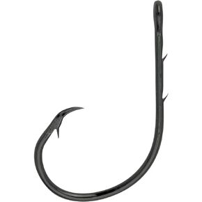 Eagle Claw L2197BPUH7/0 Lazer Sharp Offset Baitholder Circle Hook, Size 7/0, Platinum Black, Package of 20