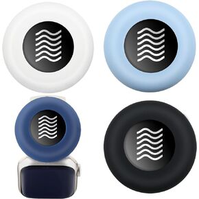 4 Pcs Cruise Medallion Holder Accessories Watch Adapter for Holding Carnival Ocean Medallion Silicone Ocean Medallion Watch Adapter for Carnival Party Fit for Watch Wristband 4 Designs