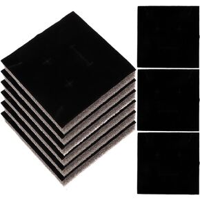 ABOOFAN 20pcs Foams Earring Storage Box Liners Foam Jewelry Inserts Jewelry Showcase Trays Supplies Display Sponge Pad