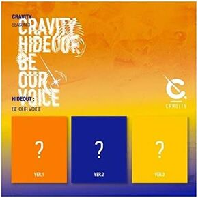 Cravity Season3. Hideout: Be Our Voice Version.1 CD+132p PhotoBook+1p Sticker+1p Polaroid+Tracking Kpop Sealed