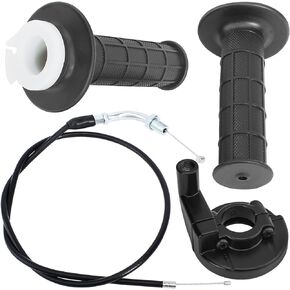 Twist Throttle Accelerator Handle Grip Cable Set for Pit Dirt Mini Pocket 4-stroke Bike Quad ATV 50cc 60cc 66cc 90cc 110cc 125cc 140cc 7/8" 22mm Handlebar GY6 2.2cm Bar