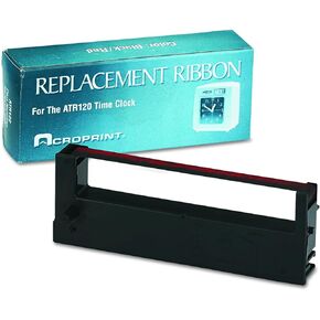 Acroprint 39-0127-000 Replacement Ribbon for ATR120 Time Recorder, Black/Red Time Clock