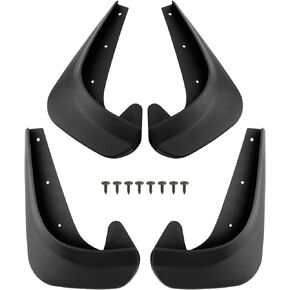 BOXI Set of 4 Front and Rear Side Mud Flaps Splash Guards Fit for Toyota Matrix 2003-2014 Wagon Only/for Toyota Corolla 2017 2018 2019 Hatchback Only (Size:7.1in x 9.8in)