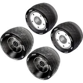 WOWGO Honeycomb iCloud 105MM Wheels for 2S Max Electric Skateboard, Hub Motor Wheel Driving Longboard with Long Range Commuting for Adults (105 mm)