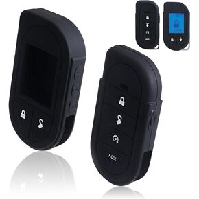 Remote Case Special Silicon Resin Protection Cover for The Two -Road Safety System is Suitable for Viper 5706 4706 7756V 7351V 7752V New Replacement Part for Viper Key (Black)