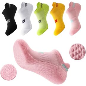 Women's Performance Heel Tab Athletic Socks Running Low Cut (5 Pairs) Shoe Size: 5-10