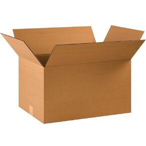 BOX USA 22x14x12 Corrugated Boxes, Medium, 22L x 14W x 12H, Pack of 40 | Shipping, Packaging, Moving, Storage Box for Home or Business, Strong Wholesale Bulk Boxes