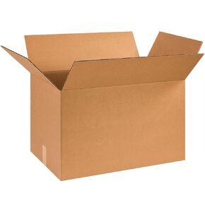 BOX USA 10 Pack of Corrugated Cardboard Boxes, 25" L x 16" W x 16" H, Kraft, Shipping, Packing and Moving