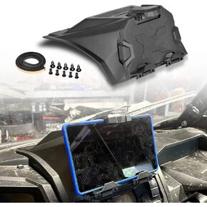 Electronic Device Mounts for Teryx KRX 1000 Tablet Holder, UTV Phone GPS Ipad Mount with Storage Box Organizer Tray for Kawasaki Teryx KRX 1000 2020 2021 2022 2023 Accessories