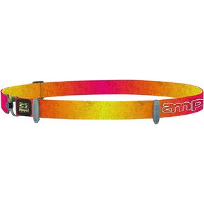 Amphipod Race-Lite Quick-Clip LUXE Race Number Belt, Running Race Belt with Bib Holder for Marathons, Triathlons & Race Day - Green Blue Ombre - NA