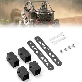 KEMIMOTO Passenger Seat Risers by 2" Get Better View Leg Room Compatible with RZR Raises Seat Polaris RZR PRO XP 2020+, RZR PRO R 2022+, RZR TURBO R 2022+, 2022 RZR PRO 4 XP