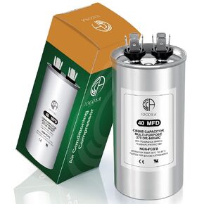 40 MFD AC مكثف 370 440 VAC 50/60 هرتز 40 فائق التوهج CBB65 مكثف بدء التشغيل الدائري للمكثف المستقيم البارد، بدء تشغيل محرك مروحة وحدة التيار المتردد، مضخة الحرارة، مكيف الهواء، مضخة حمام السباحة in Kuwait