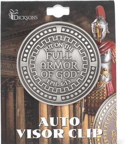 Put On Full Armor Antiqued Bronzed 2 inch Zinc Alloy Automotive Visor Clip Accessory in Saudi Arabia