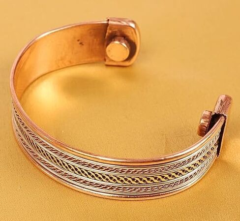 Prisha India Craft Pure Copper Kada/Copper Bracelet for Men and Women in Saudi Arabia