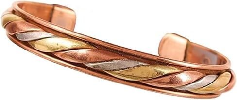 Prisha India Craft Pure Copper Kada/Copper Bracelet for Men and Women in Saudi Arabia
