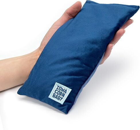 وسادة تسخين صغيرة قابلة للاستخدام في الميكروويف - وسادة تسخين مرجحة وحزمة باردة قابلة لإعادة الاستخدام لعلاج آلام الرقبة والمعصمين والأيدي الباردة، محمولة 8 بوصة × 4 بوصة - 1 رطل in Kuwait