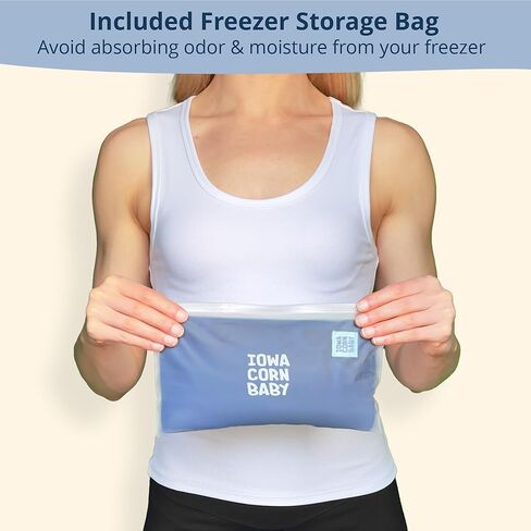 وسادة تسخين صغيرة قابلة للاستخدام في الميكروويف - وسادة تسخين مرجحة وحزمة باردة قابلة لإعادة الاستخدام لعلاج آلام الرقبة والمعصمين والأيدي الباردة، محمولة 8 بوصة × 4 بوصة - 1 رطل in Kuwait