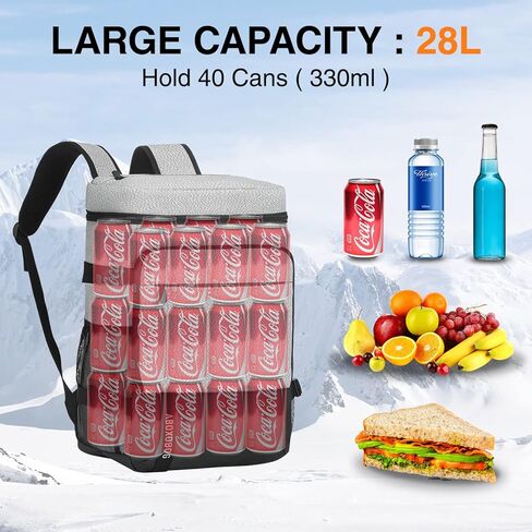 Cooler Backpack 40 Cans Lightweight Insulated Backpack Cooler Leak-Proof Hiking Backpack For Gifts in Saudi Arabia