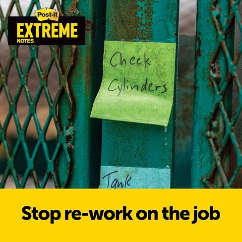 ملاحظات Post-it Extreme، تعمل في الهواء الطلق، تزيل بشكل نظيف، تلتصق حيث لا يمكن للملاحظات الأخرى، برتقالي، 3 × 3 بوصة، 3 وسادات/عبوة، 45 ورقة/وسادة (EXTRM33-3TRYOG) in Saudi Arabia