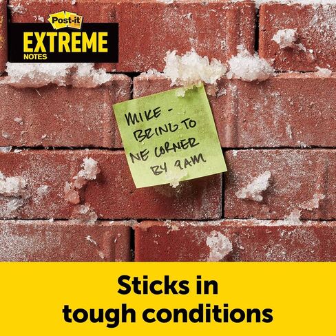 ملاحظات Post-it Extreme، تعمل في الهواء الطلق، تزيل بشكل نظيف، تلتصق حيث لا يمكن للملاحظات الأخرى، برتقالي، 3 × 3 بوصة، 3 وسادات/عبوة، 45 ورقة/وسادة (EXTRM33-3TRYOG) in Saudi Arabia