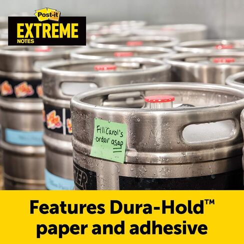 ملاحظات Post-it Extreme، تعمل في الهواء الطلق، تزيل بشكل نظيف، تلتصق حيث لا يمكن للملاحظات الأخرى، برتقالي، 3 × 3 بوصة، 3 وسادات/عبوة، 45 ورقة/وسادة (EXTRM33-3TRYOG) in Saudi Arabia