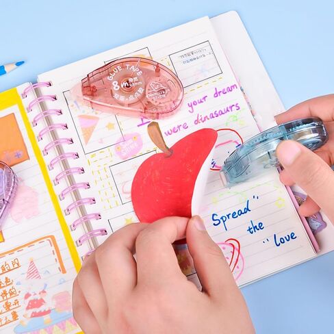 4 عبوات من بكرات الشريط مزدوجة الجوانب، لوازم شريط لاصق لسجل القصاصات، عداء موزع شريط لاصق مزدوج الجوانب للحرف اليدوية وورق الهدايا والمشروعات الفنية، شريط للصور in Kuwait