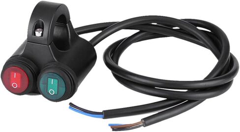 Universal 22mm Motorcycle Handlebar Headlight Switch,Handlebar Brake Fog Lights Switch for Motorcycle (D) in Saudi Arabia