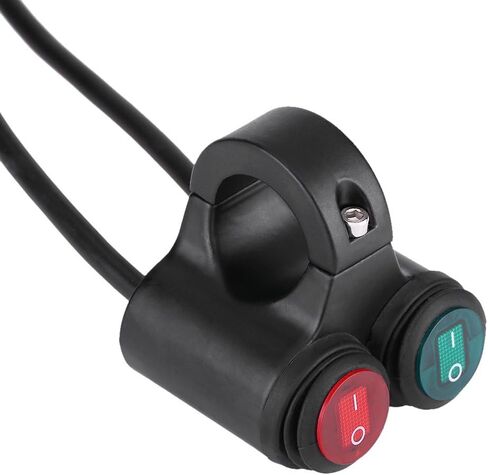 Universal 22mm Motorcycle Handlebar Headlight Switch,Handlebar Brake Fog Lights Switch for Motorcycle (D) in Saudi Arabia