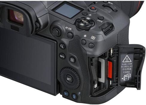 Canon EOS R5 Mirrorless Digital Camera (Body Only) (4147C002) + Canon RF 24-70mm Lens + 64GB Memory Card + Case + Corel Software + 2 x LPE6 Battery + External Charger + Card Reader + More (Renewed) in Saudi Arabia