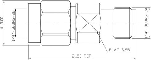 AEC ADT-3019S 2.92mm Male to 2.92mm Female Adaptor in Saudi Arabia