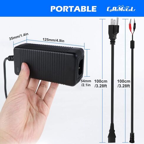 شاحن بطارية ليثيوم LifePO4 بقدرة 14.6 فولت 5 أمبير، جهاز صيانة بطارية السيارات AC-DC للمركبات ATV وAGM والسيارات والدراجات النارية والقوارب وجزازات العشب والمزيد، شاحن الدورة العميقة يتوافق مع معايير CEC، CpAoMwEeLr in Kuwait