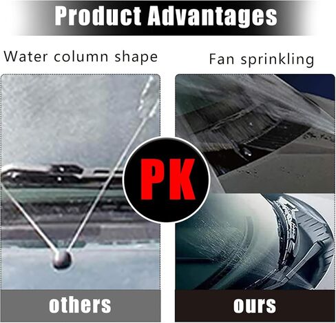 مجموعة فوهات غسيل الزجاج الأمامي 42 في 1، 4805742AB 5116079AA موصل خرطوم السوائل، مع خرطوم 6.5 قدم، 4 فوهات رش، غسالات، 3 موصلات، 30 مثبت، يناسب دودج، كرايسلر، جيب (أسود) in Kuwait