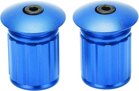 Road Bike Handlebar Plugs, Aluminum Handlebar End Plugs Expanding Expandable Adjustable Locking End Caps for Mountain Bike Folding Bike in Kuwait