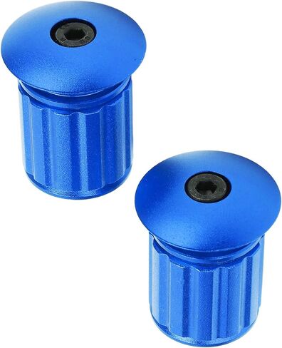 Road Bike Handlebar Plugs, Aluminum Handlebar End Plugs Expanding Expandable Adjustable Locking End Caps for Mountain Bike Folding Bike in Kuwait