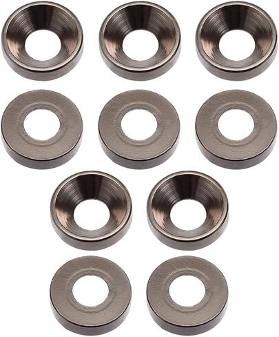 uxcell 10Pcs 0.47" x 0.2" x 0.13" Aluminum Alloy Countersunk Washer for Screw Bolt Blue in Saudi Arabia