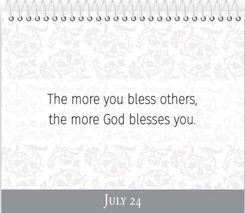 تقويم دائم عزيزي ابنة - 365 رسالة وآية خاصة لإضفاء البهجة على يومك - حامل حر للطاولة أو سطح المكتب - 4 × 4.5، أبيض in Kuwait