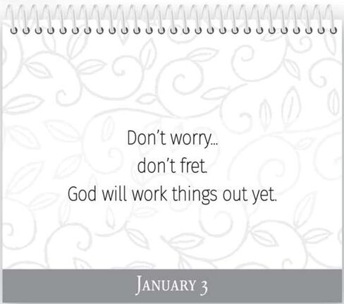 تقويم دائم عزيزي ابنة - 365 رسالة وآية خاصة لإضفاء البهجة على يومك - حامل حر للطاولة أو سطح المكتب - 4 × 4.5، أبيض in Kuwait