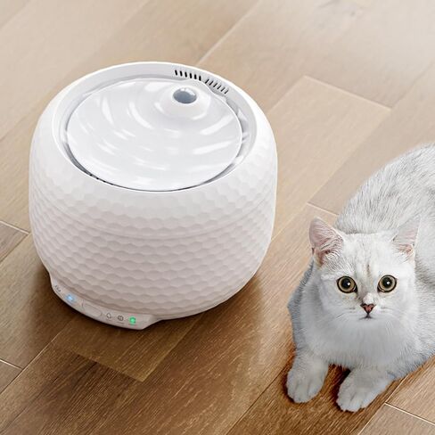 Cat Water Fountain:Cat Fountain, Water Fountains for Cats Indoor - Cat Fountains for Drinking - Cat Drinking Fountain - Water Fountain for Cats 1Pc Filter in Saudi Arabia
