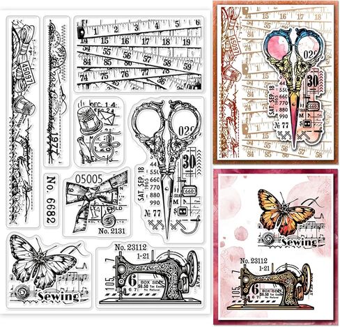 PH PandaHall Country Clear Stamps for Card Making, Chicken Rubber Stamps Cow Butterfly Transparent Silicone Seals Stamp for DIY Scrapbooking Stamps Spring Festival Decoration Paper Photo Card in Saudi Arabia