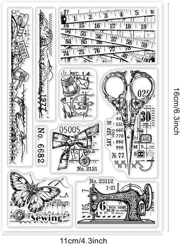 PH PandaHall Country Clear Stamps for Card Making, Chicken Rubber Stamps Cow Butterfly Transparent Silicone Seals Stamp for DIY Scrapbooking Stamps Spring Festival Decoration Paper Photo Card in Saudi Arabia