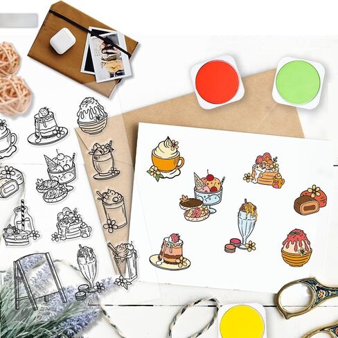 PH PandaHall Country Clear Stamps for Card Making, Chicken Rubber Stamps Cow Butterfly Transparent Silicone Seals Stamp for DIY Scrapbooking Stamps Spring Festival Decoration Paper Photo Card in Saudi Arabia